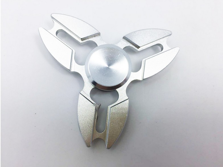 Aluminium legierung Hand Spinner Trefoil Finger Spinner alle Metall Dekompression Spielzeug Zappeln Spinner Stress abbau Spielzeug Geschenke – Detail 5