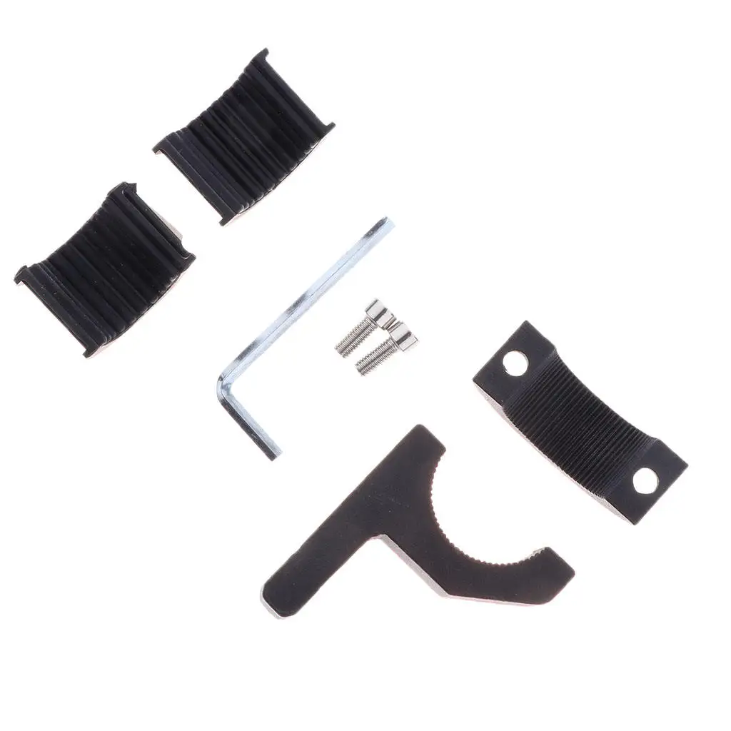 Modified 30mm Clamp, Light Bar Clamp On Mounting Brackets Black for Motorbike Motorcycle Light Clamp