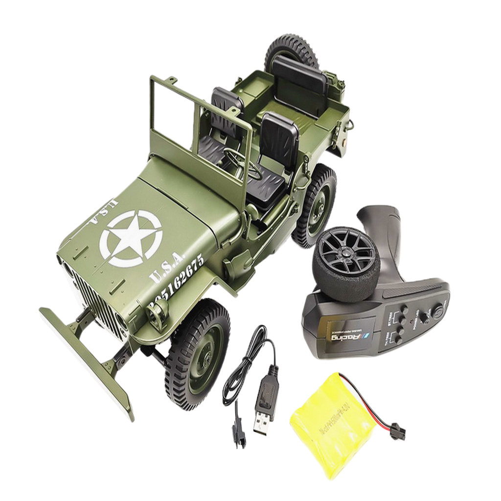 1/10 4WD 2.4G Remote Control RC Truck Buggy Car Jeep C606 with Accessories