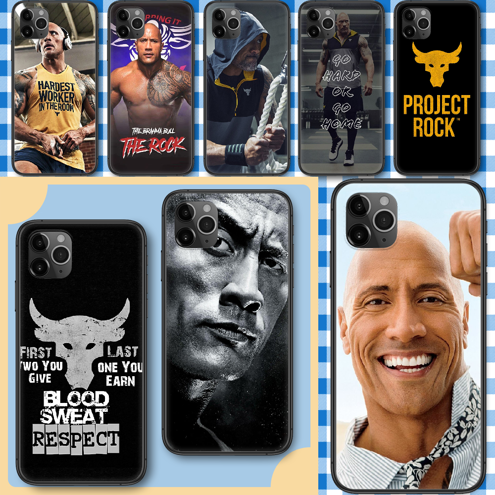 Чехол для телефона The Rock Dwayne Johnson для iphone SE 2020 6 6S 7 8 11  12 13 Mini Plus X XS XR Pro Max, черный мягкий силиконовый бампер |  AliExpress