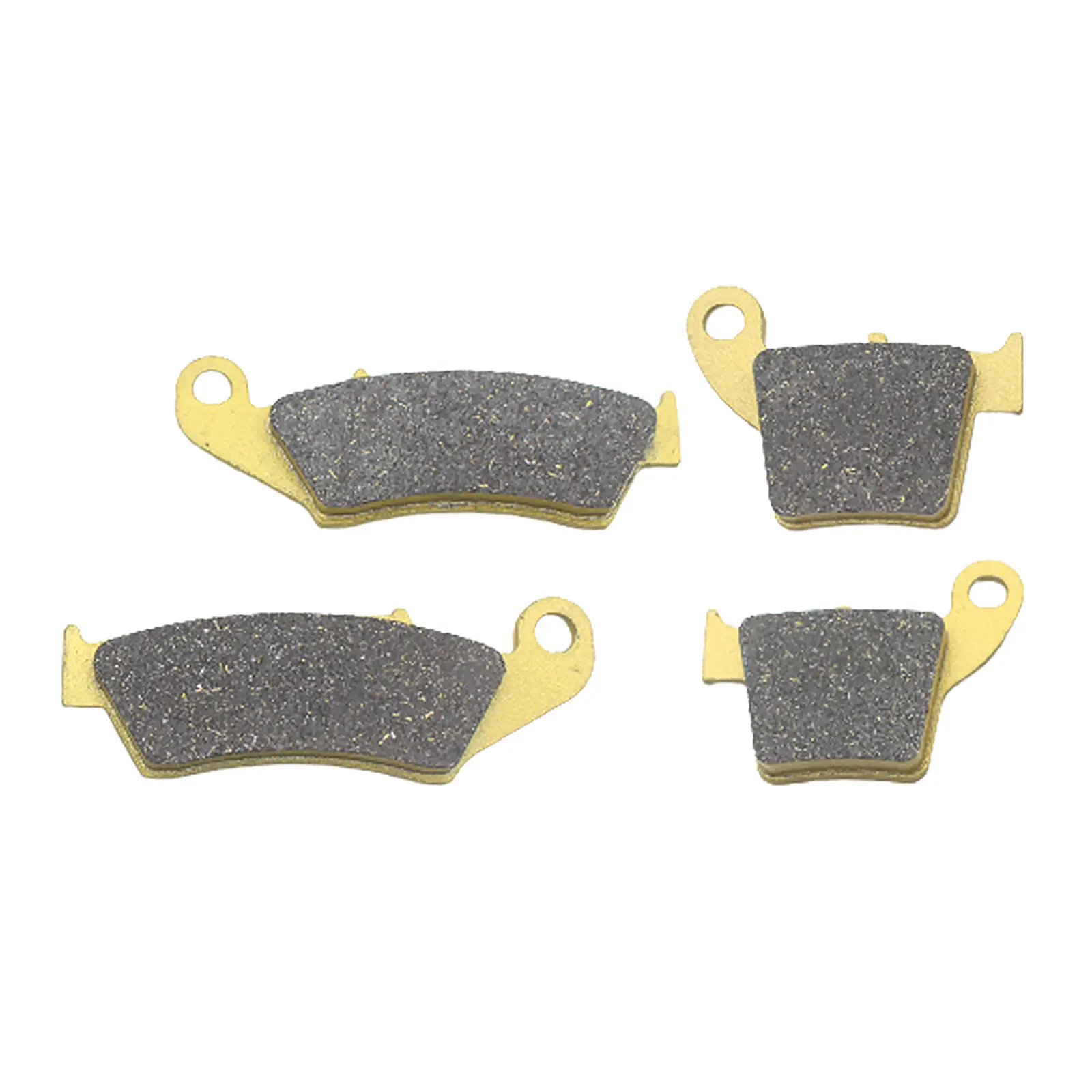 4Pcs Motorcycle Front Rear Brake Pads Replacement Set For CR125 CR250 XR300R XR400 XR650L XR600