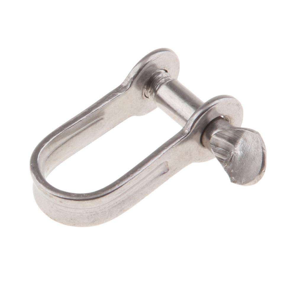 Boat Anchor Shackle Instruments D Shackle with Screw Pin 304 Marine Grade Stainless Steel