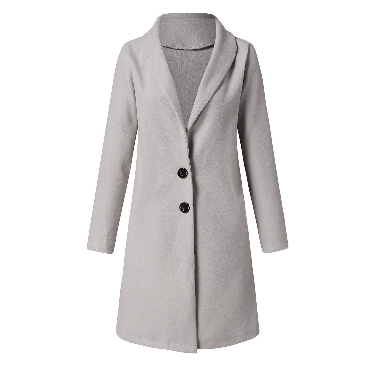 mulheres casaco de lã falso trench jacket duplo breasted elegante senhoras longo outwear casaco de lã sólida casual jaquetas femininas