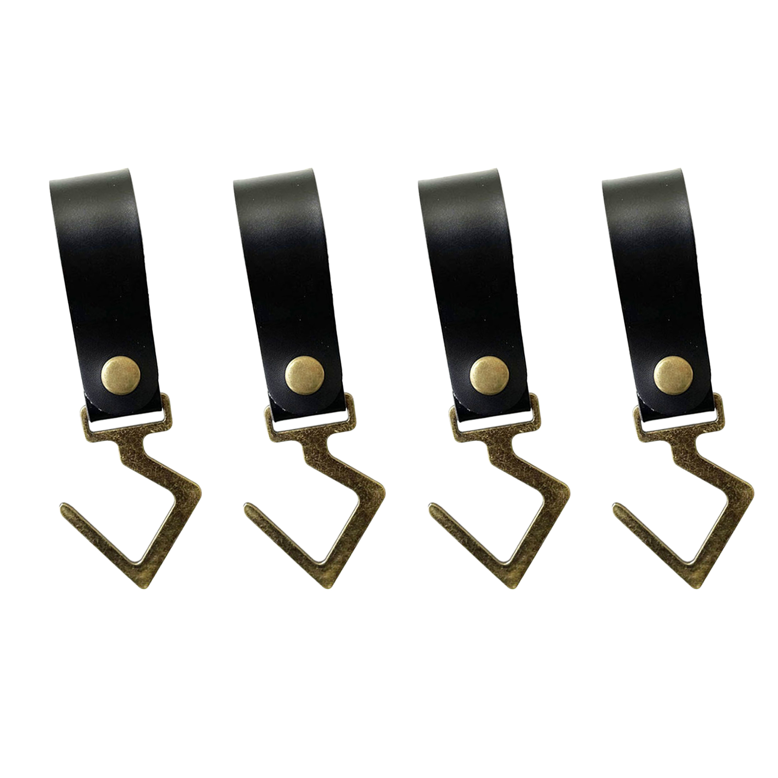 Outdoor Camping Leather Hook Picnic Tableware Hook Shelf Rack Rack Pot Pan Hanging Hooks