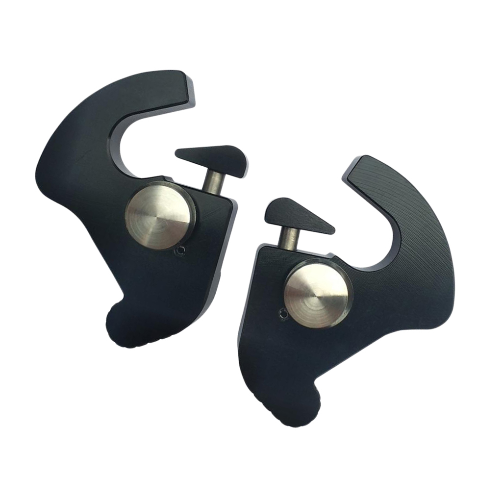 Black / Chromed 41mm Quick Release Windshield Clamps For   Sportster