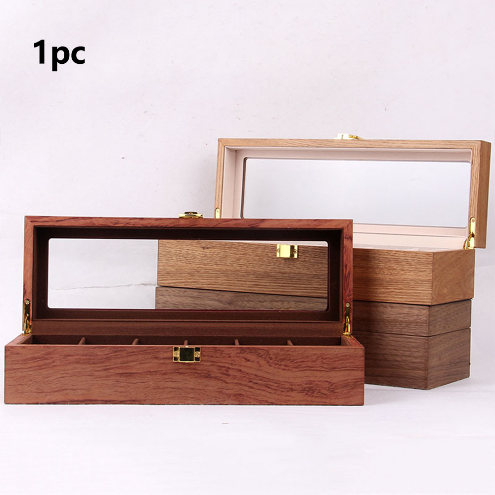 caso armazenamento 6 slot display estilo vintage