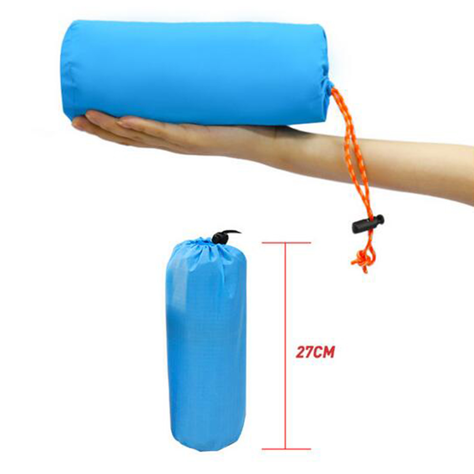 Camping Inflatable Sleeping Pad Tent Mat Travel Air Mattress Outdoor Hiking Picnic Backpacking Air Bed Folding Cushion Bed