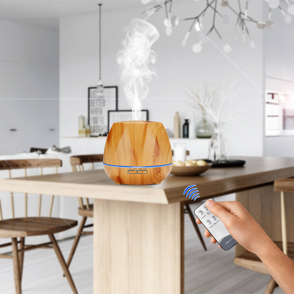 550ml Aroma Essential Oil Diffuser Air Humidifier Remote Control 7 Color