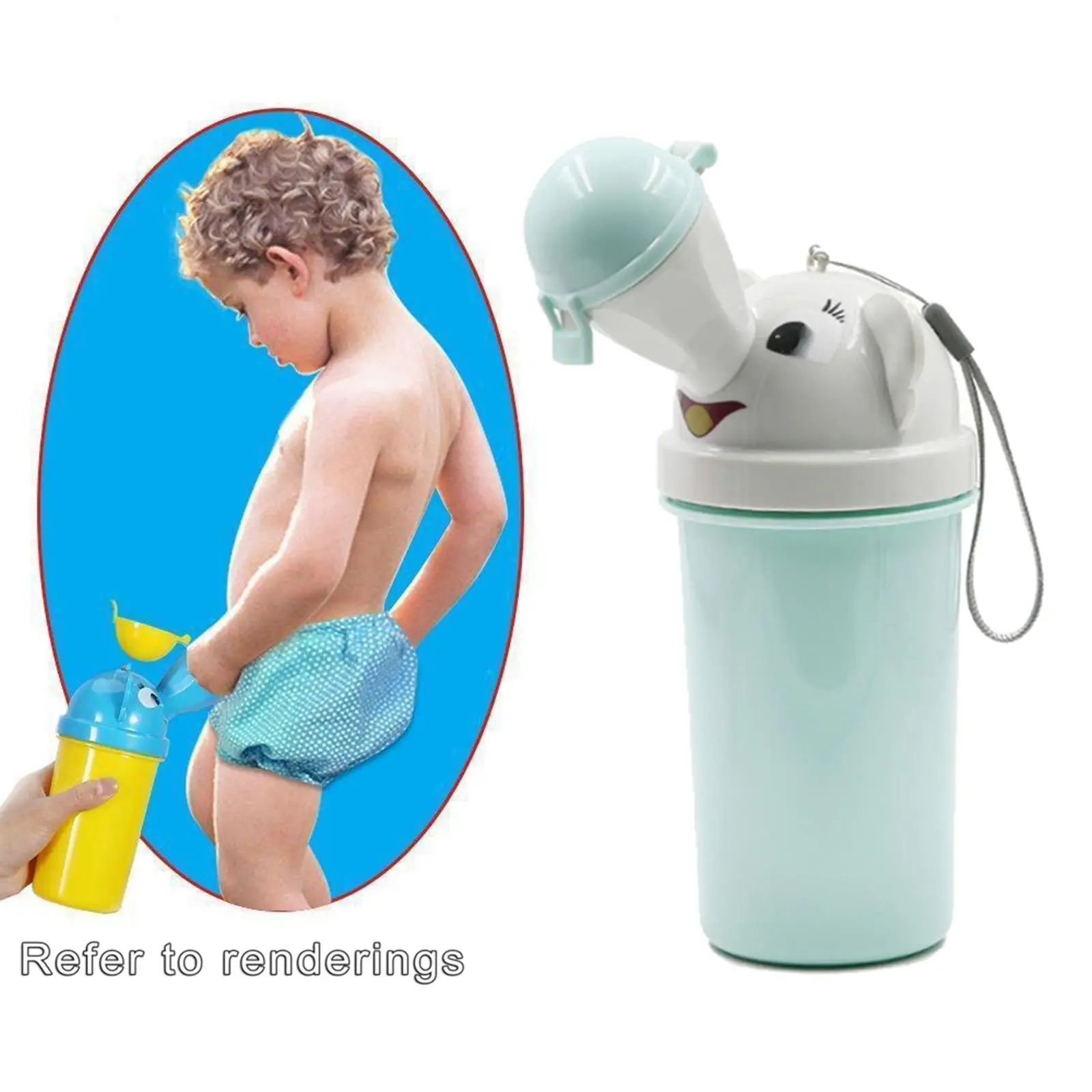 Hygiene Travel Urinal Potty Convenient Toilet Pee Bottle Cup for Kids Boys Girls Trip Camping