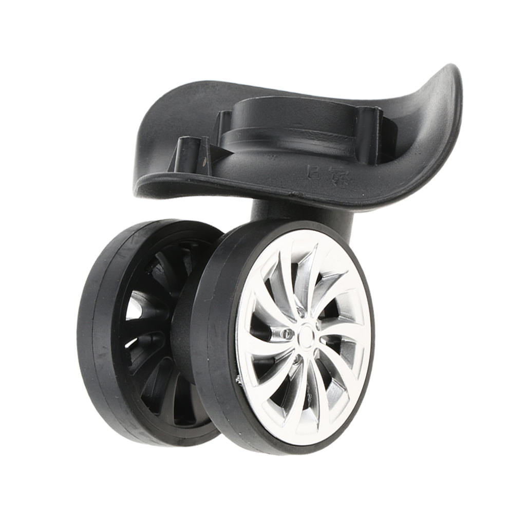 Luggage Mute Swivel Wheels Suitcase Replacement Repair Casters( A01,Couple)