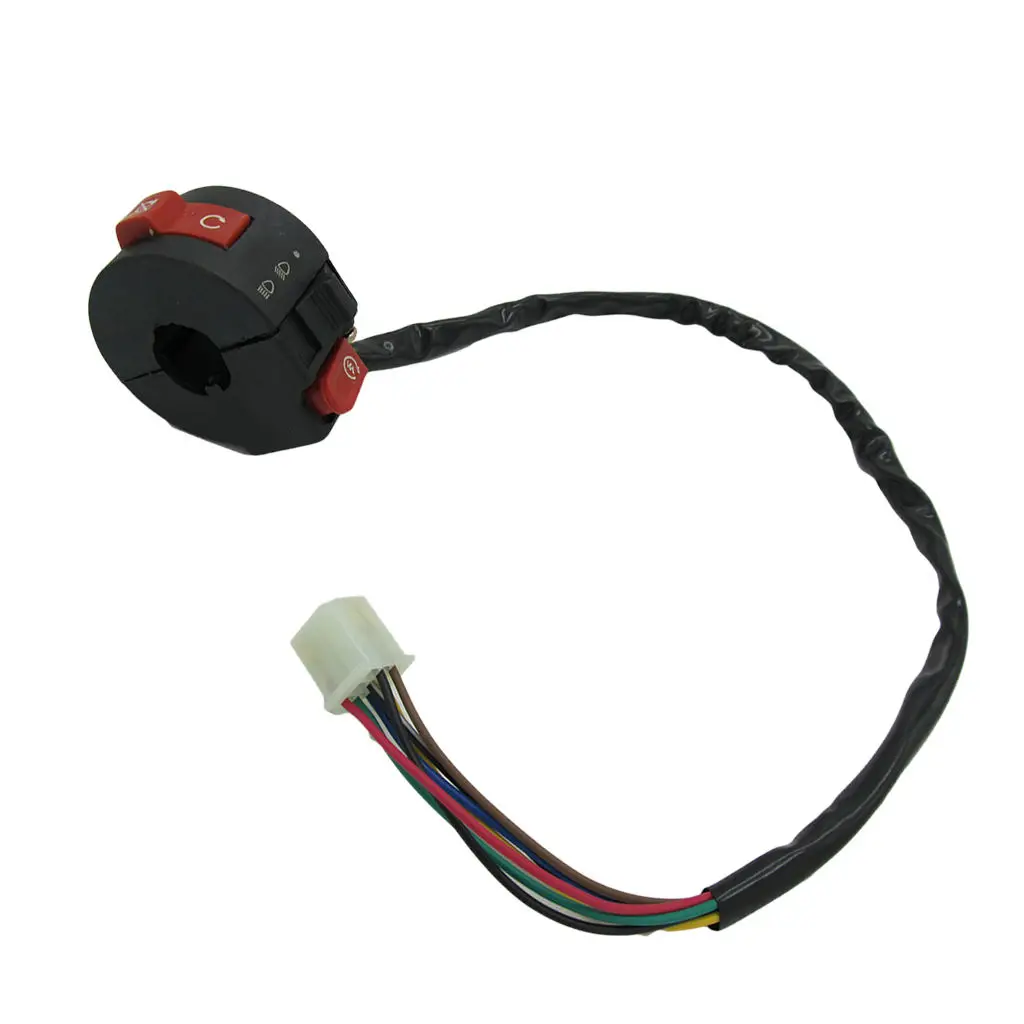 3-Function Left Handlebar Switch for 50cc 70cc 90cc 110cc 125cc ATV Quad 4 Wheeler