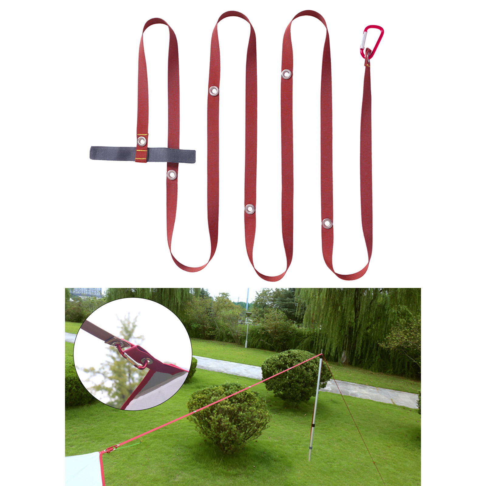 300cm Heavy Duty Nylon Extension Strap Tree Swing Hanging Straps Kit Connecting Belt High Load-Bearing Polyester Climbing Sling