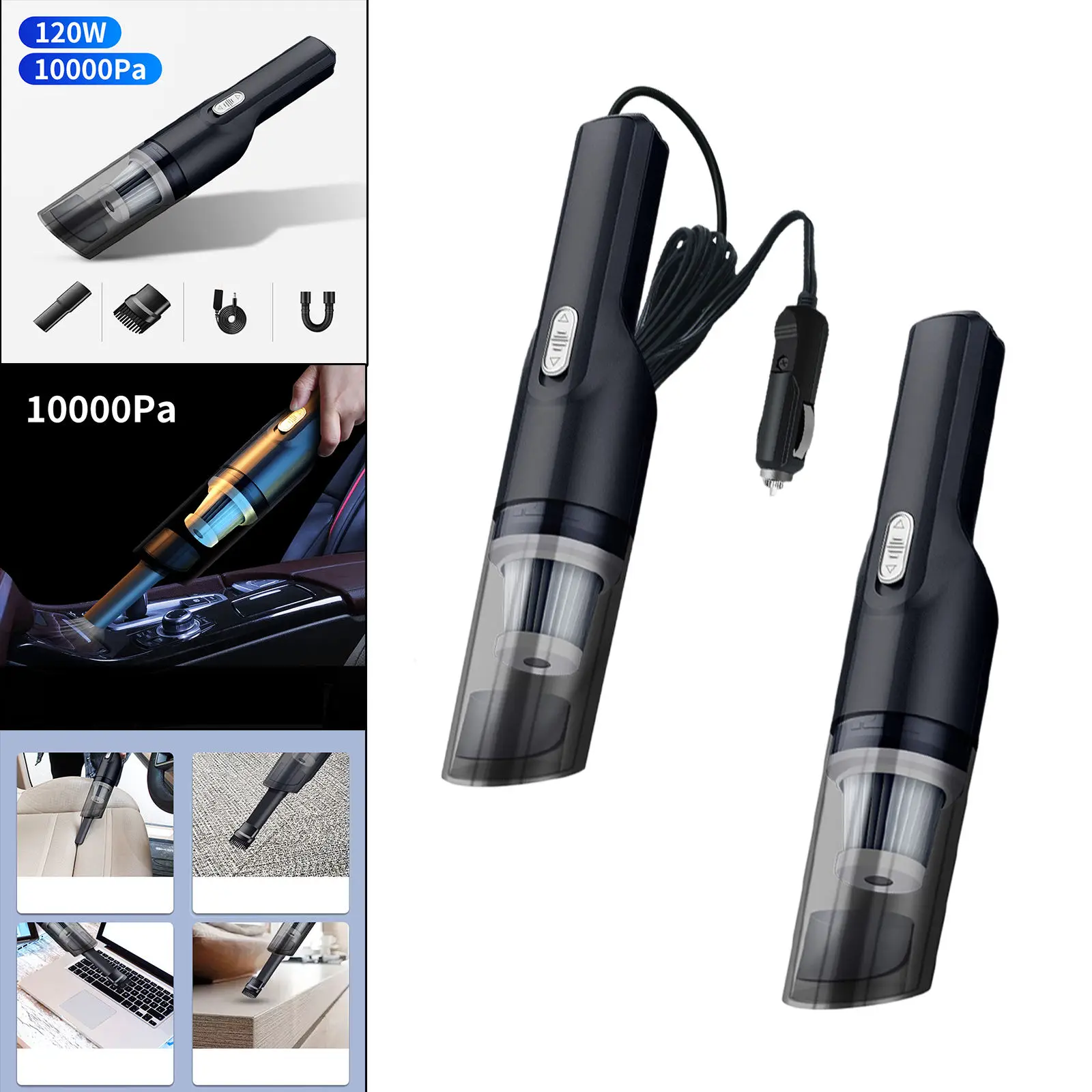 Car Vacuum Cleaner Portable Handheld Auto Vacuum Mini Cleaner