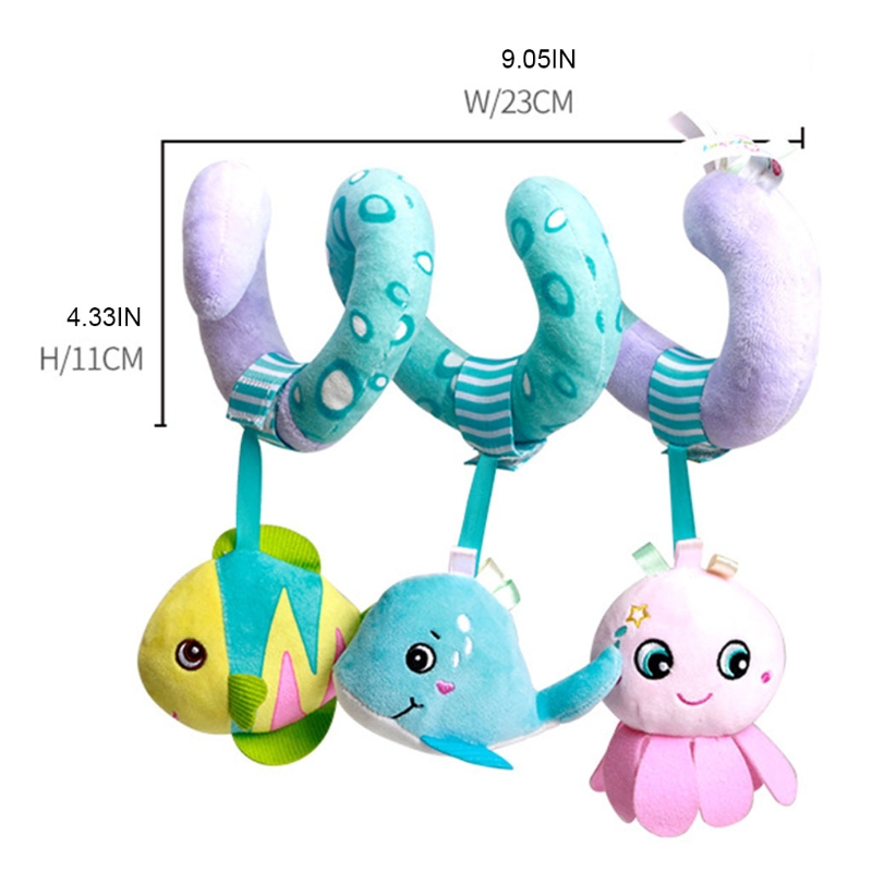 Atrair a Atenção do Bebê Carrinho de Pelúcia Pendurado em Torno da Cama Brinquedo Removível Bonito 6 Cheap Móbiles e chocalhos para bebês