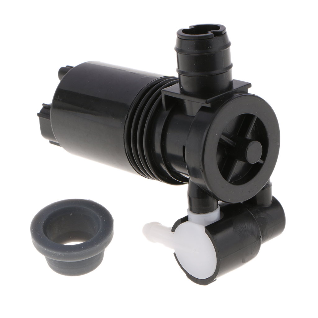 Windshield Washer Pump w/Grommet - For:Ford Fiesta 2011-2015 (Front & Rear) (4Dr Hatchback) - Replaces OEM # 8A61-17K624-AA