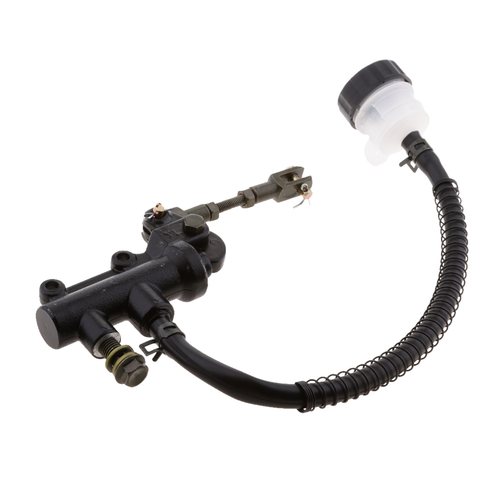 Motorcycle Rear Brake Master Cylinder with Reservoir for 50cc 70cc 90cc 110cc