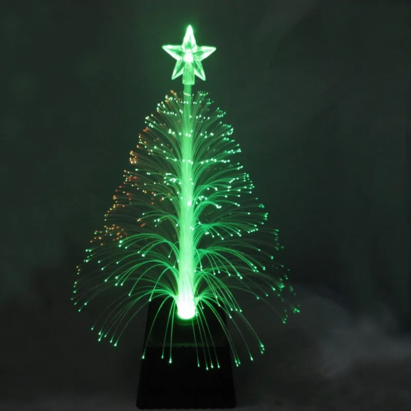 Cambio De Color LED árbol de Navidad decoración Navidad luz arriba Adornos Decoración del hogar 
