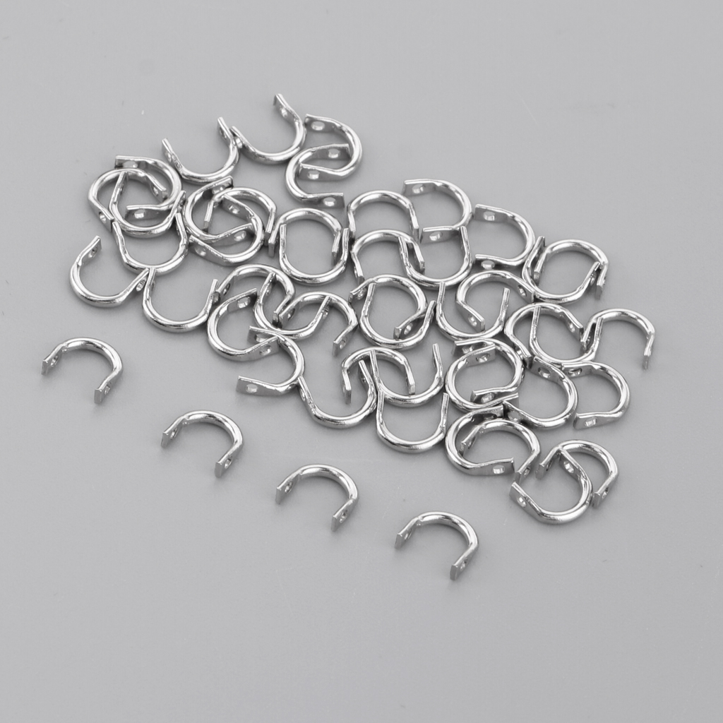 50pc  Clevises Clevis Stainless Steel DIY ners  Accessories  S/M/L Fishing  Tools