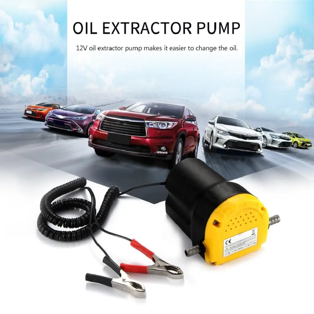 Oil  Fuel Transfer Pump Fluid Extractor Electric Scavenge Suction 12V