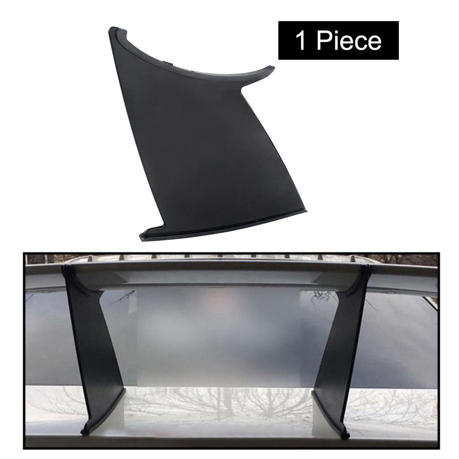 Car Rear Spoiler Wing Stabilizer Spoiler Wing Fit for Impreza Sti Sedan 2011-2014 Wing Stabilizer Support Rally Black