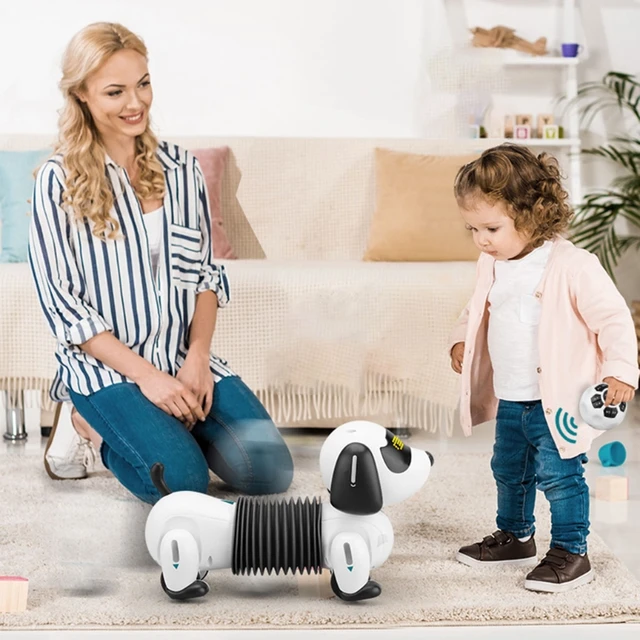 Telecomando bassotto cane RC Robot acrobatico cucciolo giocattoli animale  domestico elettronico a seguito di Robot programmabile per bambini ragazzi  ragazze regali - AliExpress