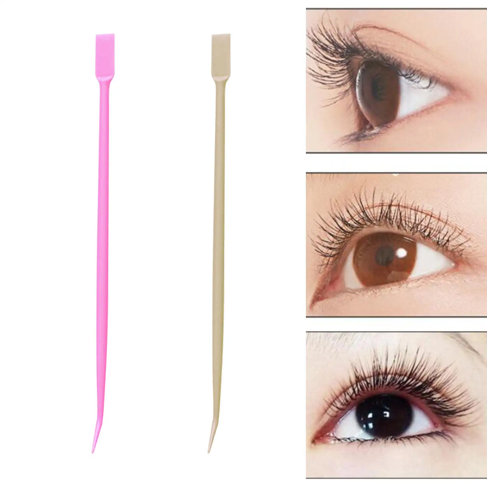 Plastic Eyelash Perming Stick 10Pcs Durable Lightweight for Professional