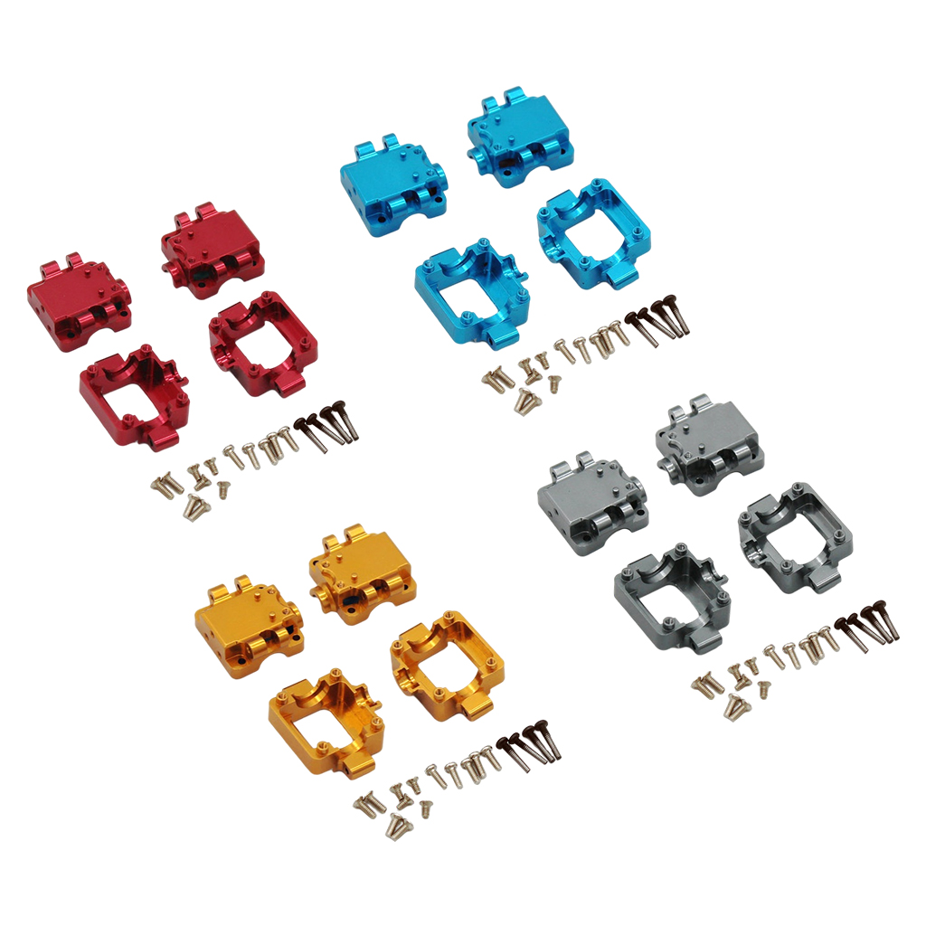 2Pcs RC Gearboxes, Aluminium Alloy Gear Box RC Upgrade Parts Accessory for WLtoys 1/28 K969 K989 P929 Car