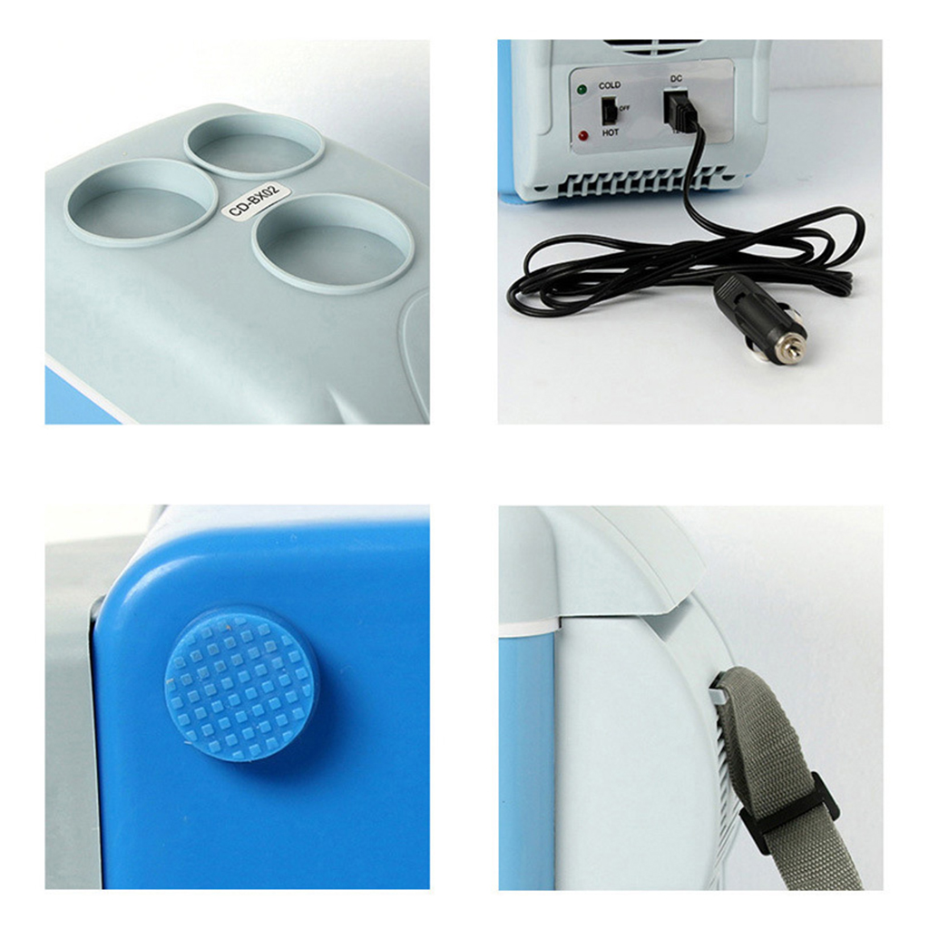 12V DC 7.5L  Car Refrigerator Electric Cooler RV Van for Cars Wine Fruit