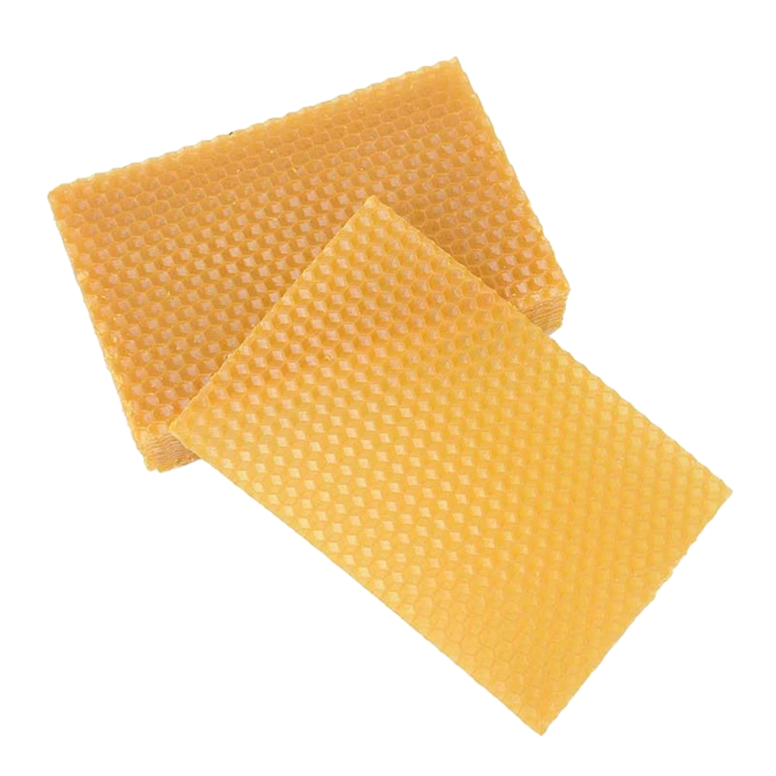 10 Pcs Beeswax Sheet, Beekeeping Foundation Sheets, Beeswax Candle Making Kit Natural Bee Wax Honeycomb Sheets for Hives