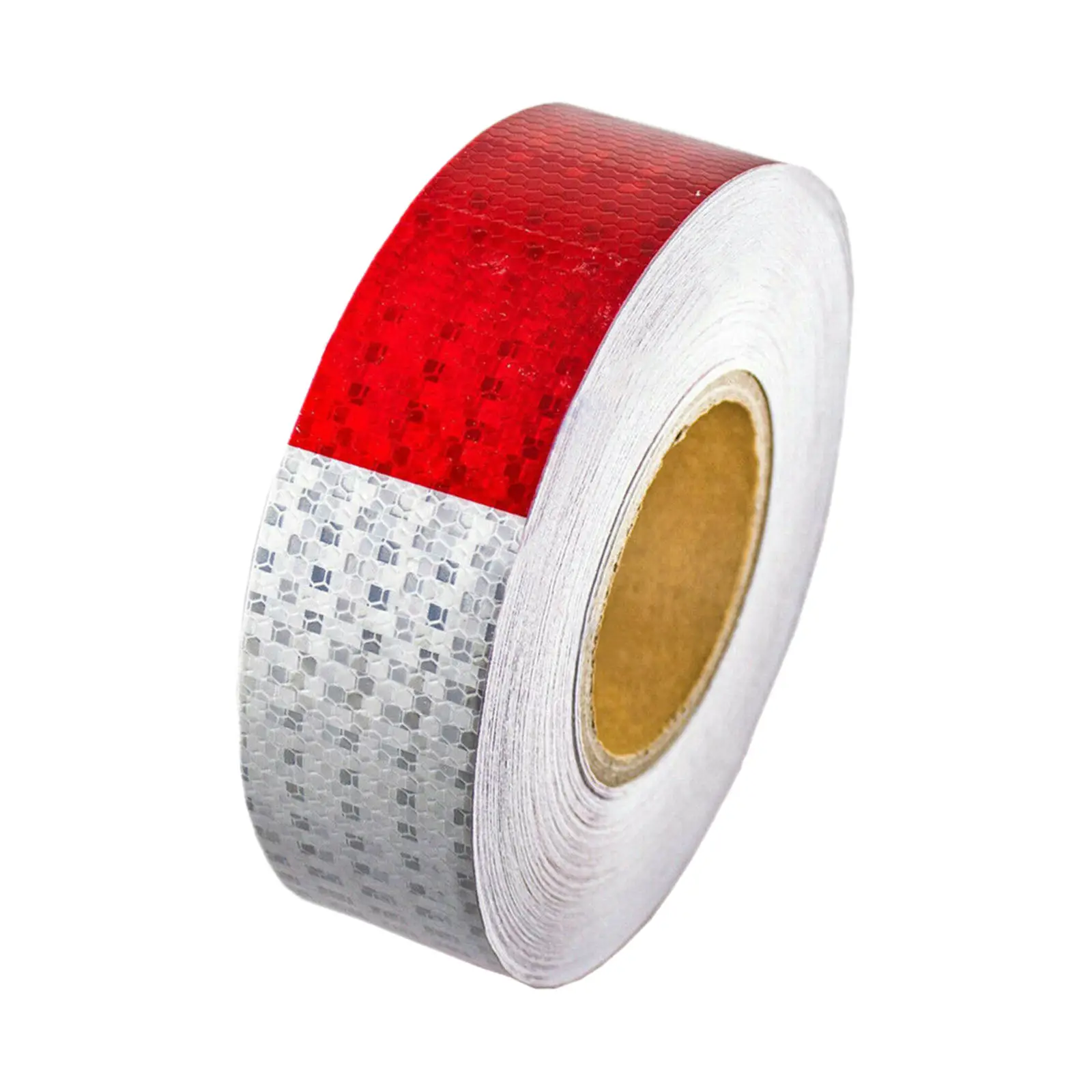 High-Intensity Reflective Red and White Self-Adhesive Conspicuity Tape 2 Inch by 150 Foot Roll