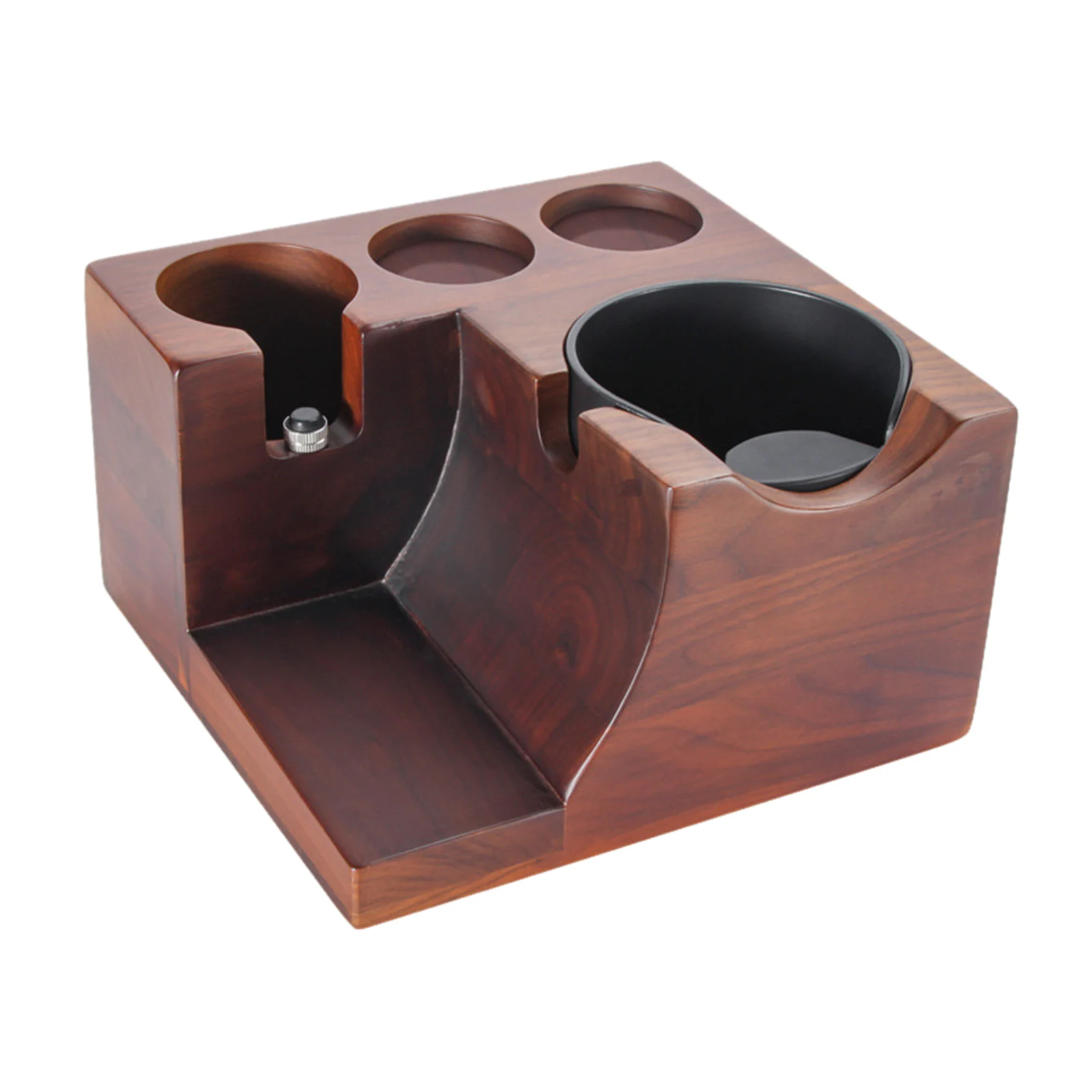 Wood Coffee Filter Tamper Holder Espresso Tamper Mat Stand Slag Box Coffee Accessories