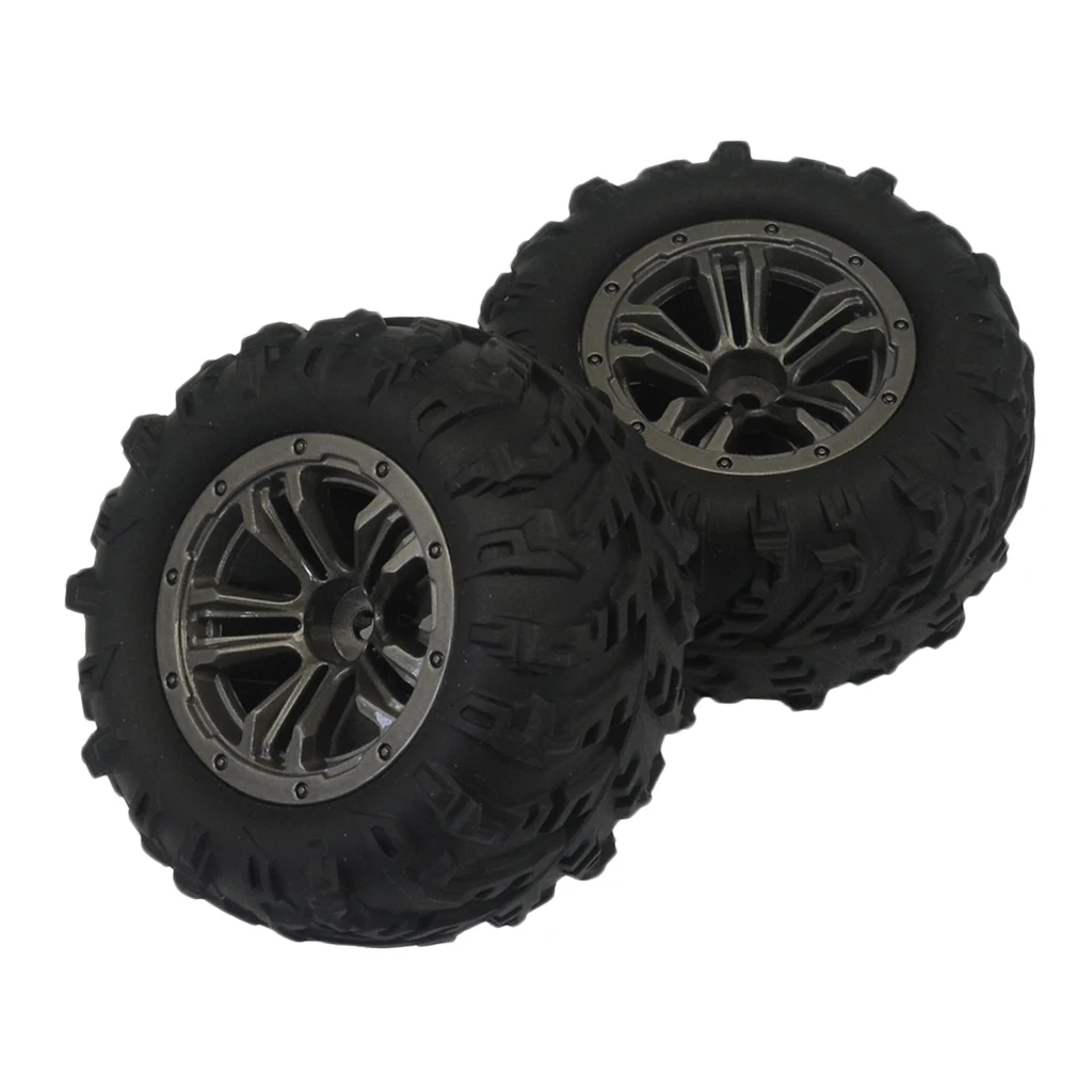 1Pair RC Car Wheel Tyres Parts Upgrade Parts for Xinlehong Q901 Q902 Q903