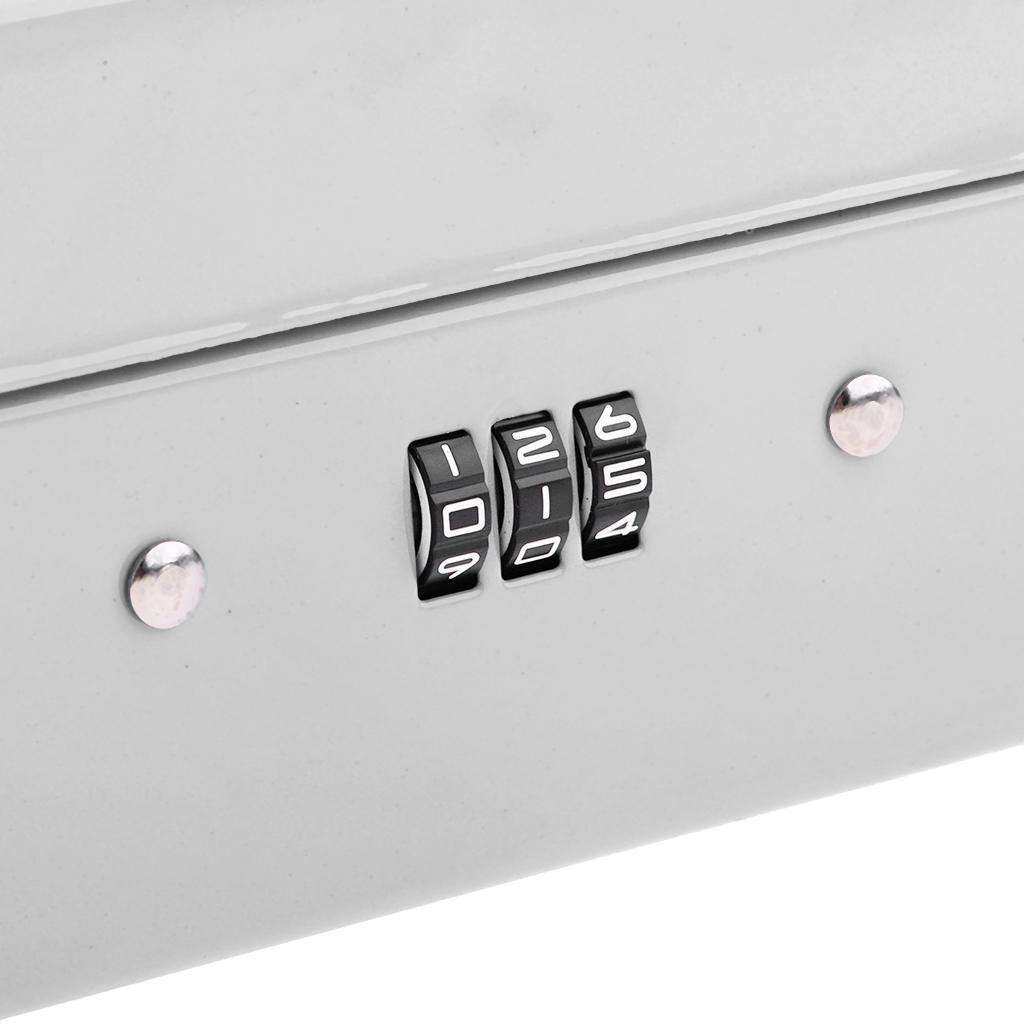 Lockable Cash Box Storage Box Coin Box for Money Jewelry Coins