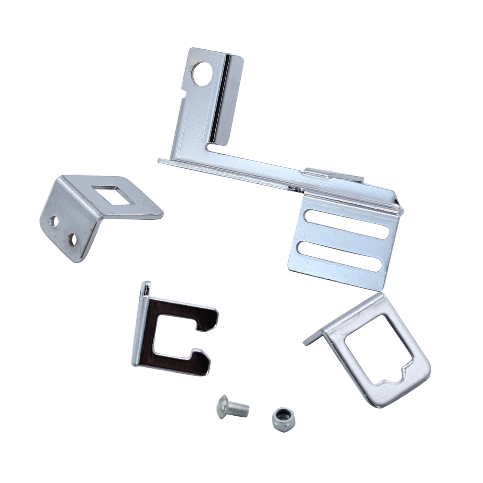 Auto Chrome Throttle Cable Kickdown Bracket Transmissions Kick Down Replacement for Chevy Sbc Holley Car Accessories