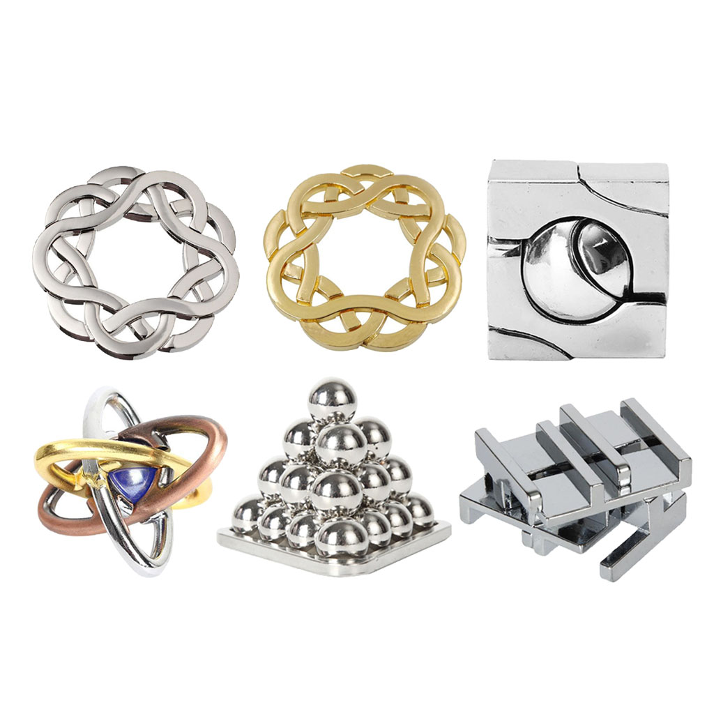 Alloy Puzzle Toys Lock Toy IQ Teaser For Kids Educational Toys Brainteasers