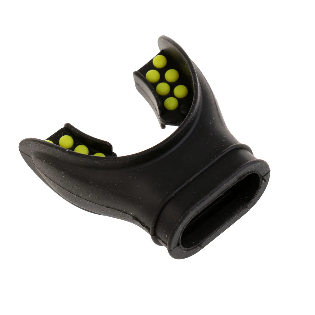 Comfort Silicone Mouthpiece w/ Color Tab Replacement Scuba Regulator Snorkel
