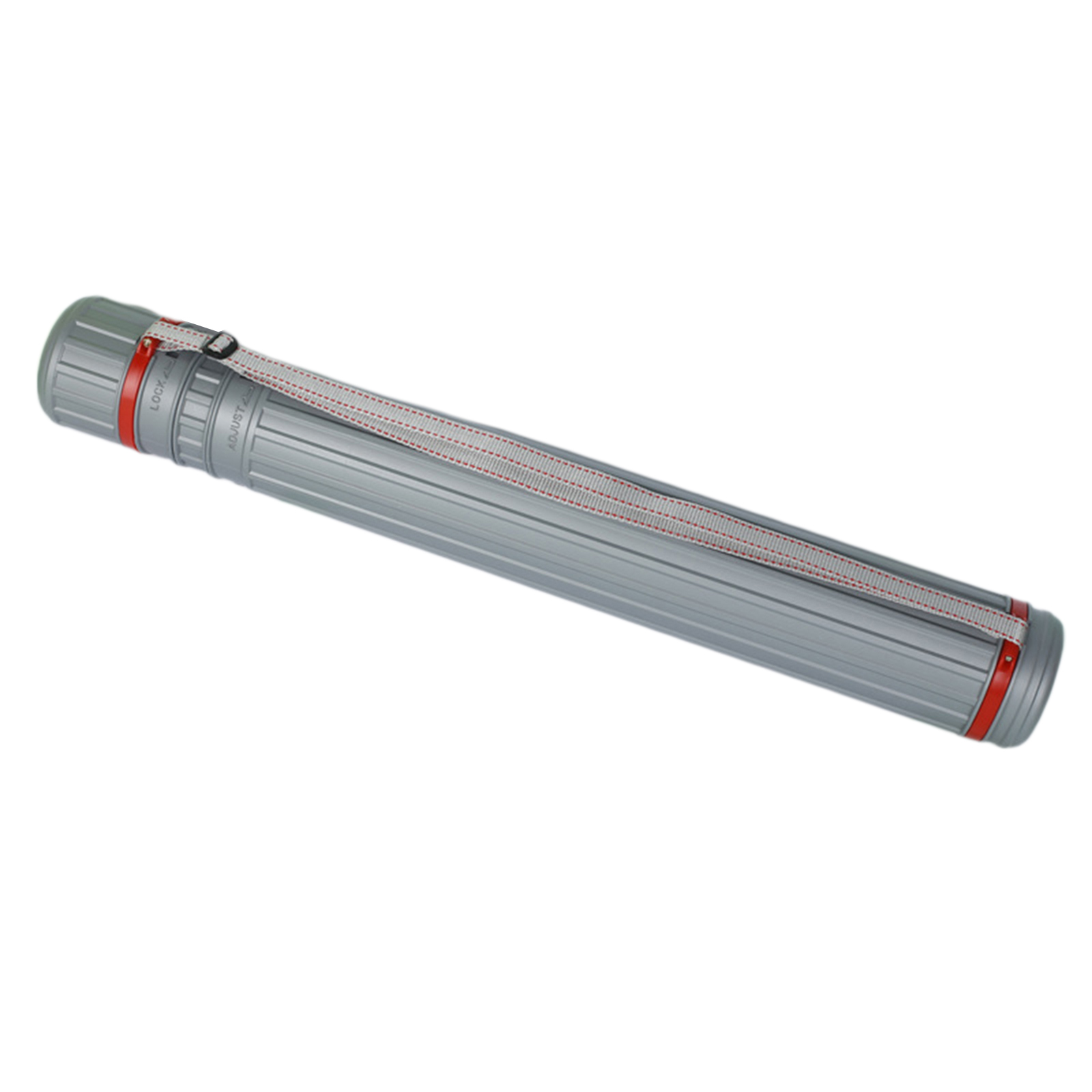 Extendable Poster Plastic Tubes Expand with Shoulder Strap, Carry Documents, Blueprints, Drawings and Art, with Screw Lids