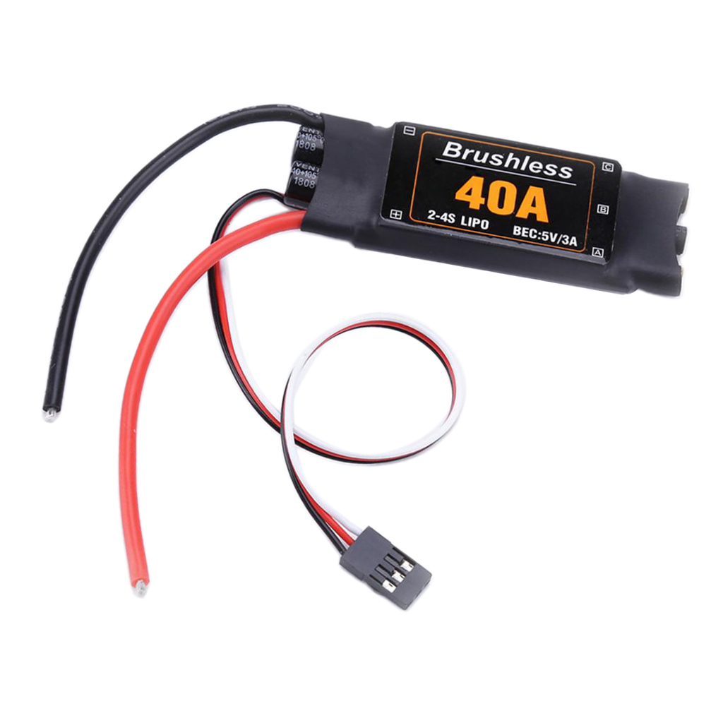40A Brushless ESC BEC 5V/ 3A without   for Model Airplane Drone Parts