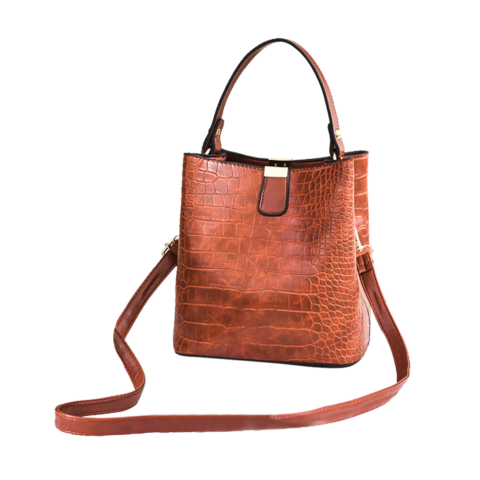 Soft Leather Handle Crossbody Bag for Women, Designer Handbag, Large Capacity