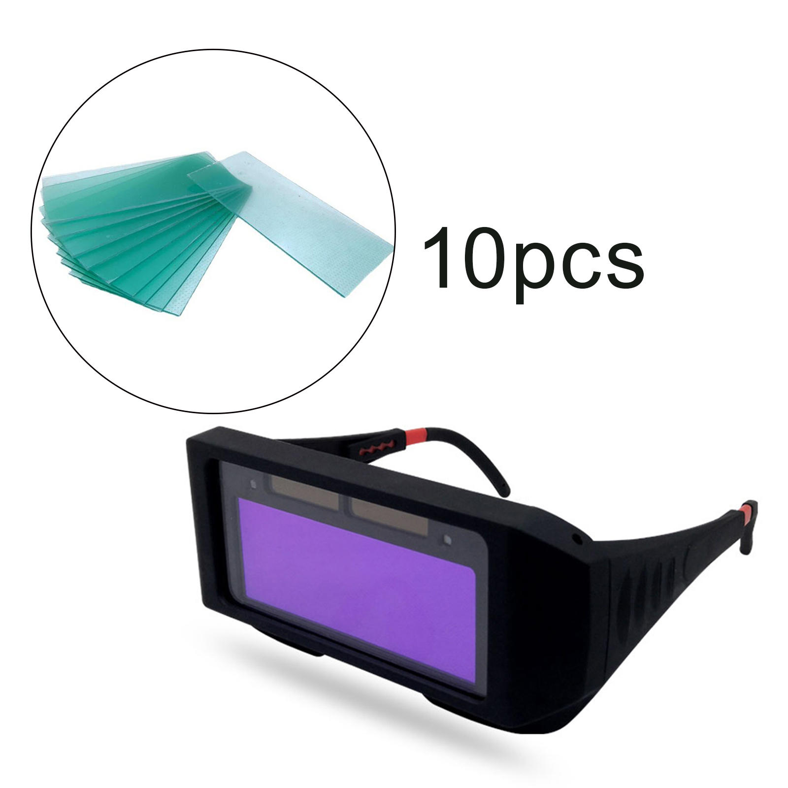 Anti-Shock Welding Goggles Auto Darkening Anti-Glares Anti-Flog Eyes Goggle Safety Lens Welder Glasses ARC for Welding Working