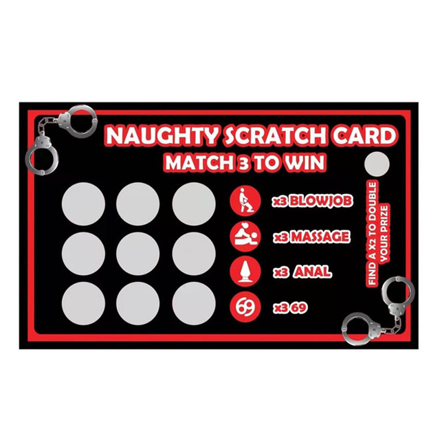 Custom Dirty Scratch off Card for Him Dirty Birthday Card 