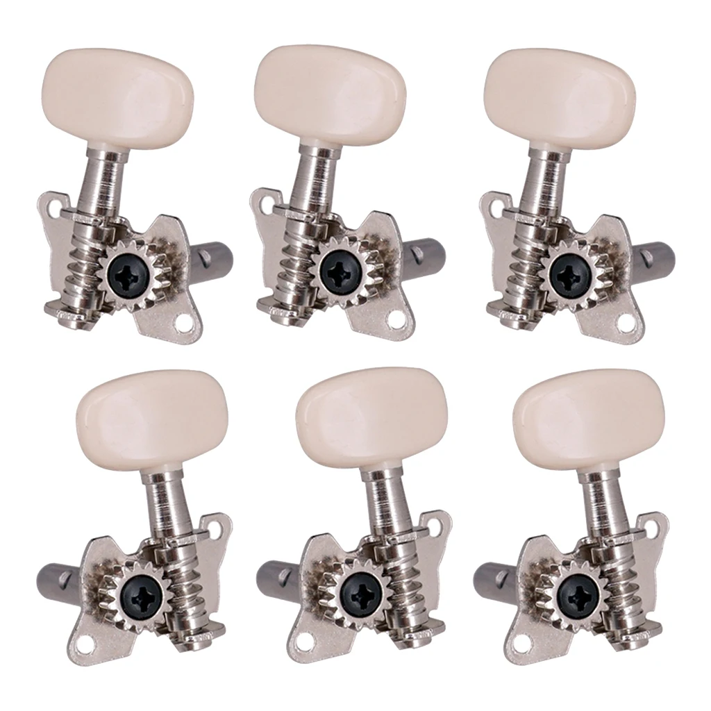 6pc Open Gear Acoustic Classical Guitar Tuning Pegs Tuners Machine Head 3L3R