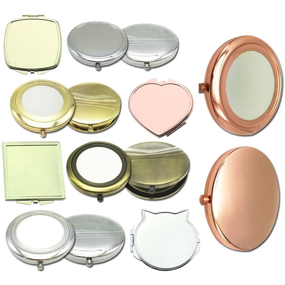 Best of Mini Square Makeup Mirror Portable Hand Mirror Double-sided Makeup Vanity Mirror Foldable Compact Mirror Pocket Cosmetic Mirror Reviews & Tips