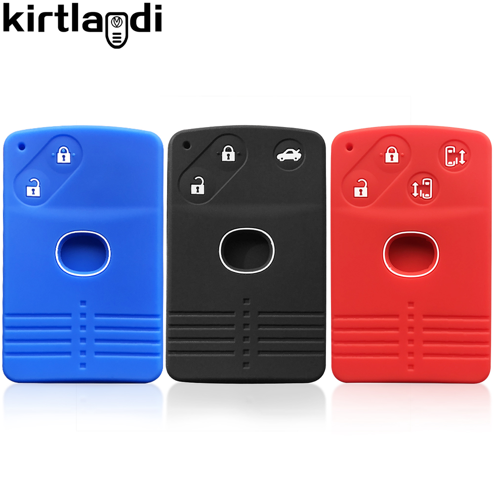Silikon-Schlüsseletui mit Fernbedienung für Mazda 3 5 6 8 CX-7 X7 CX9 RX8 RX-8 Miata MX5 Verisa Premacy 2 3 4 Button Keyless Shell Jacke – Detail 2