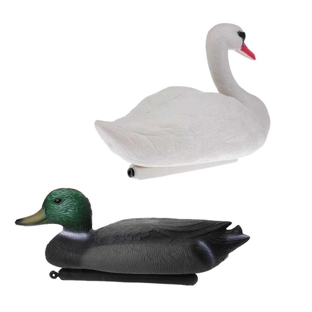 Duck Drake Decoy, Goose Swan Hunting Bait, Ornaments Garden Decor, Scarecrow