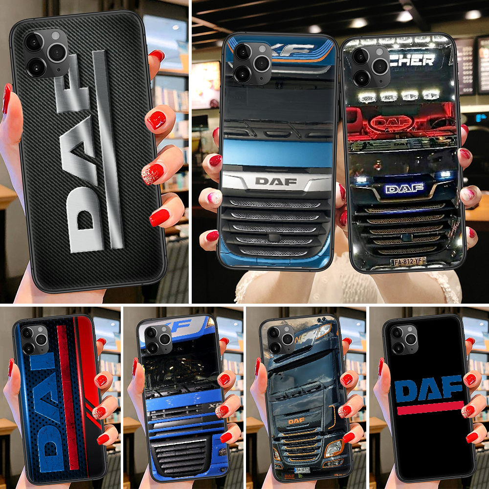 Автомобильный чехол для телефона DAF Truck для iphone SE 2020 6 6S 7 8 11 12  13 Mini Plus X XS XR Pro Max, черный мягкий чехол, художественный чехол,  красивая задняя крышка | AliExpress