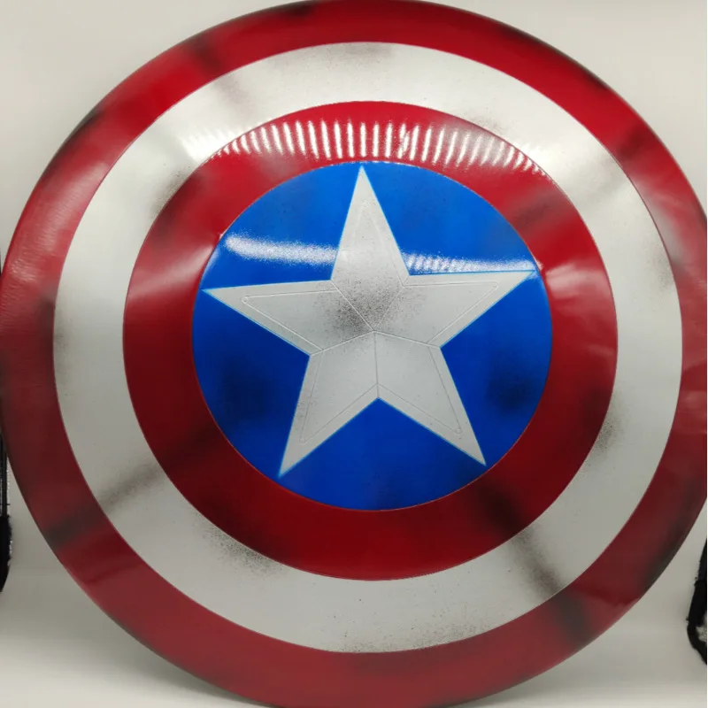 1：1 Captain America 75th Anniversary First Version Anti-knock Metal Shield New 