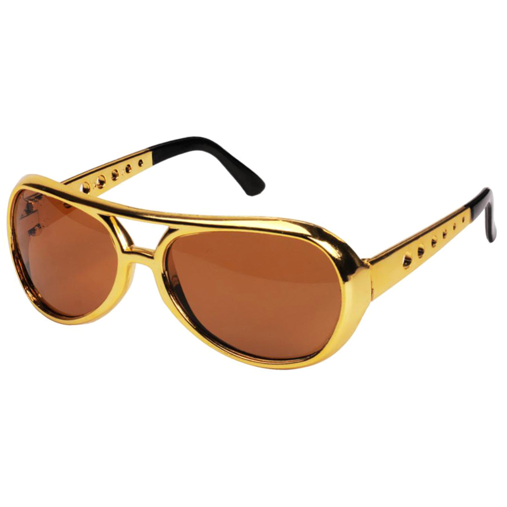 60's Rockstar  Sunglasses Costume Shiny Chrome Party Shades Glasses