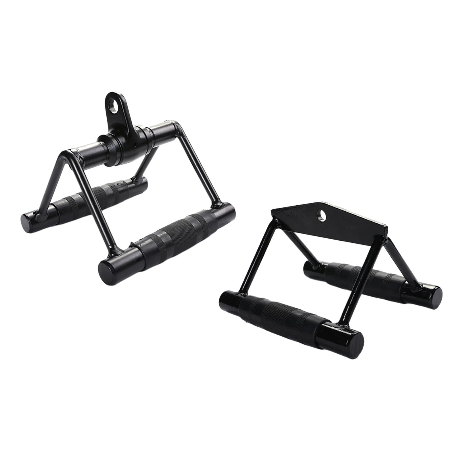 Double D Row Handle Cable Machine Attachment for Gym, V Bar Cable Attachment? Non Slip Handle & 360 Steel Swivel