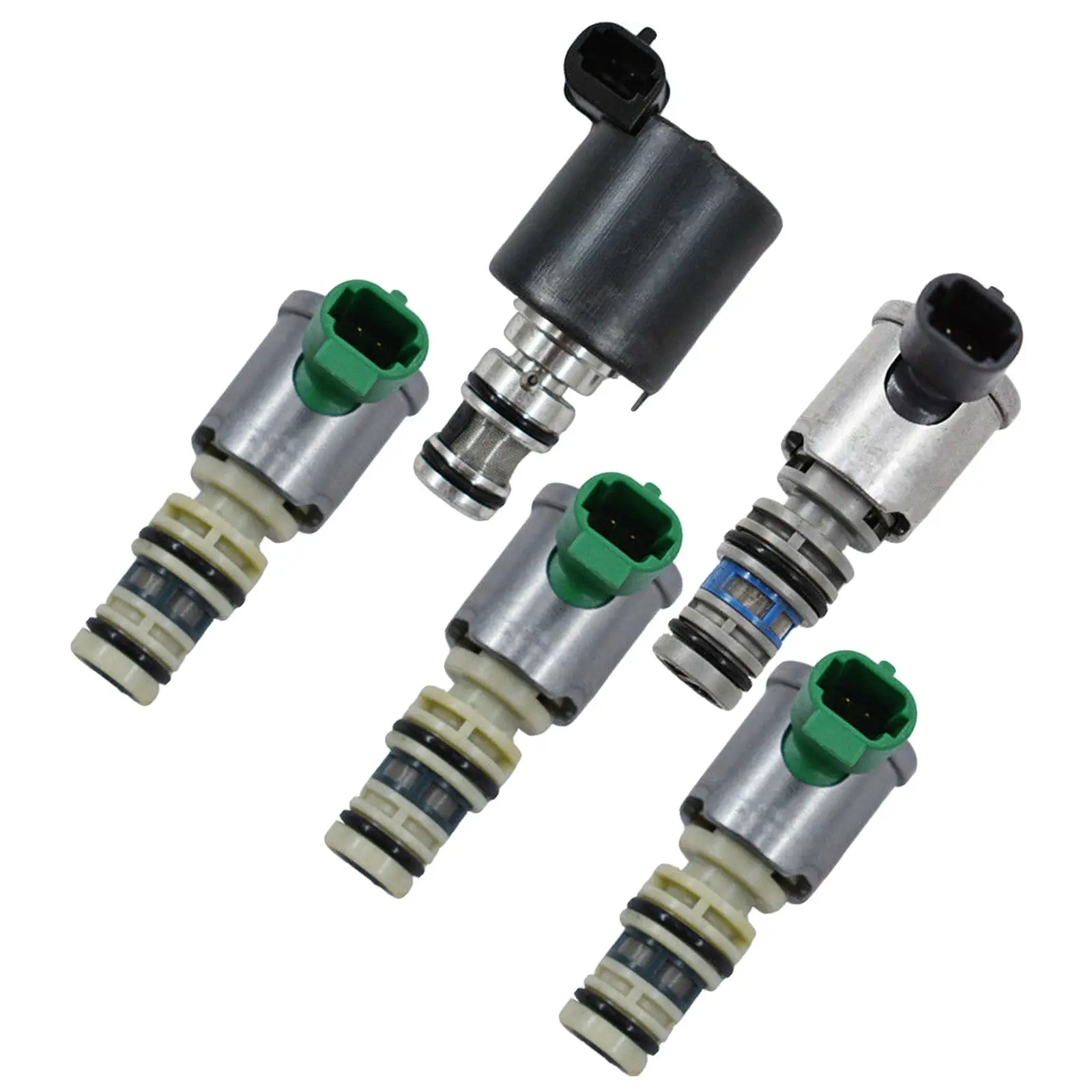 5pcs Transmission Solenoid Valve Kit 5L40E for GM 1999-2003 Replace Parts Accessories